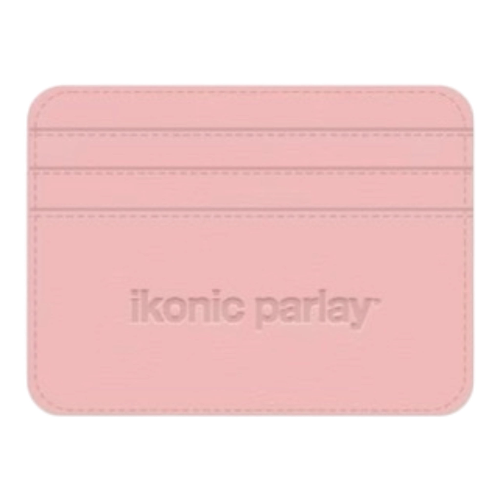 PINK LEATHER CARD HOLDER