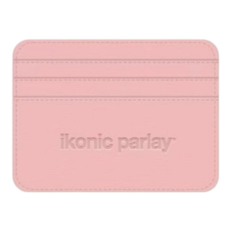 PINK LEATHER CARD HOLDER