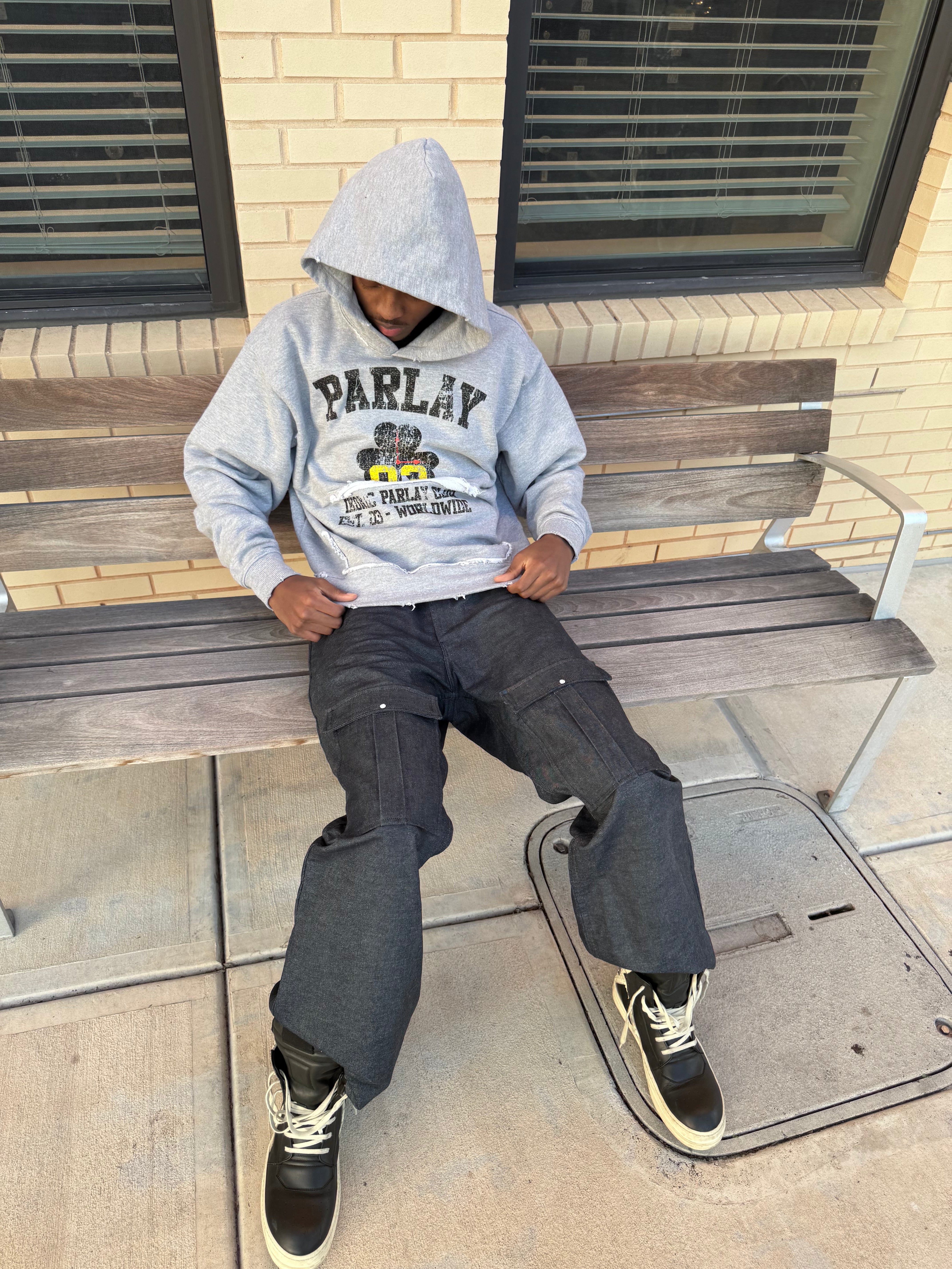 Grey Parlay Club Hoodie