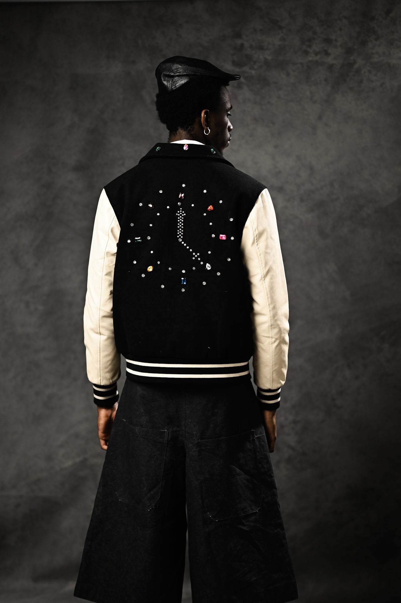 Rhinestone Clock Varsity