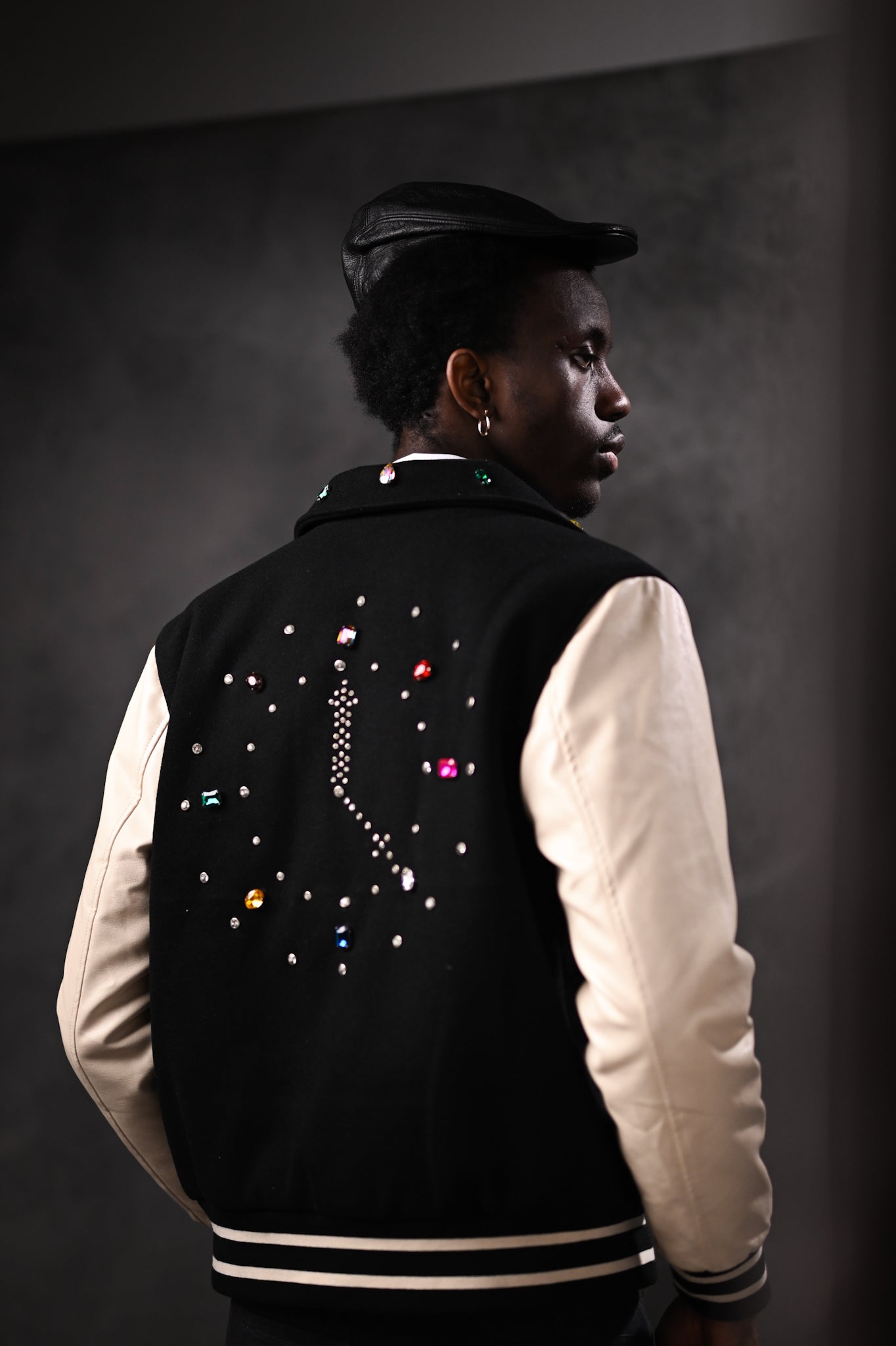 Rhinestone Clock Varsity
