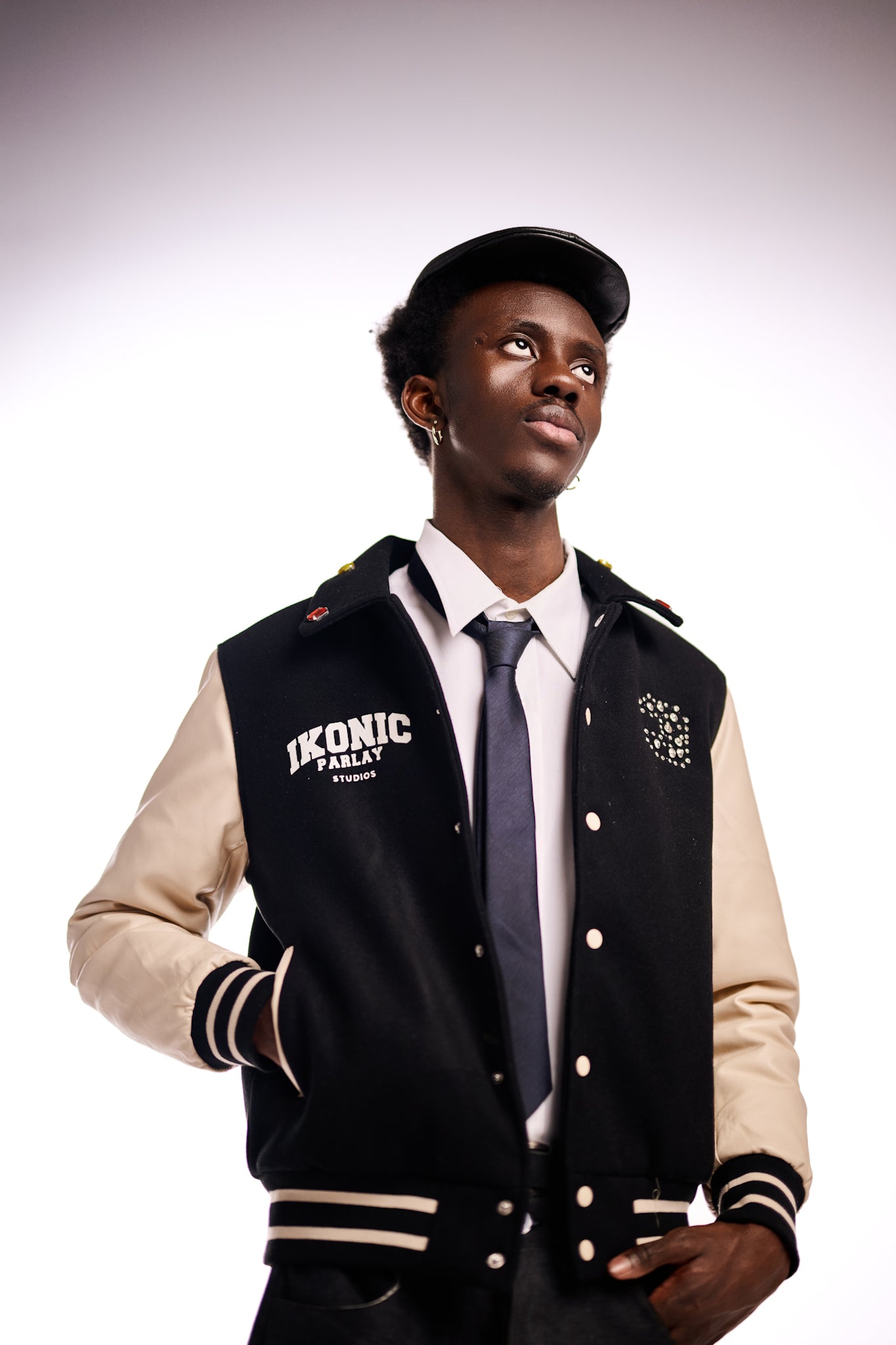 Rhinestone Clock Varsity